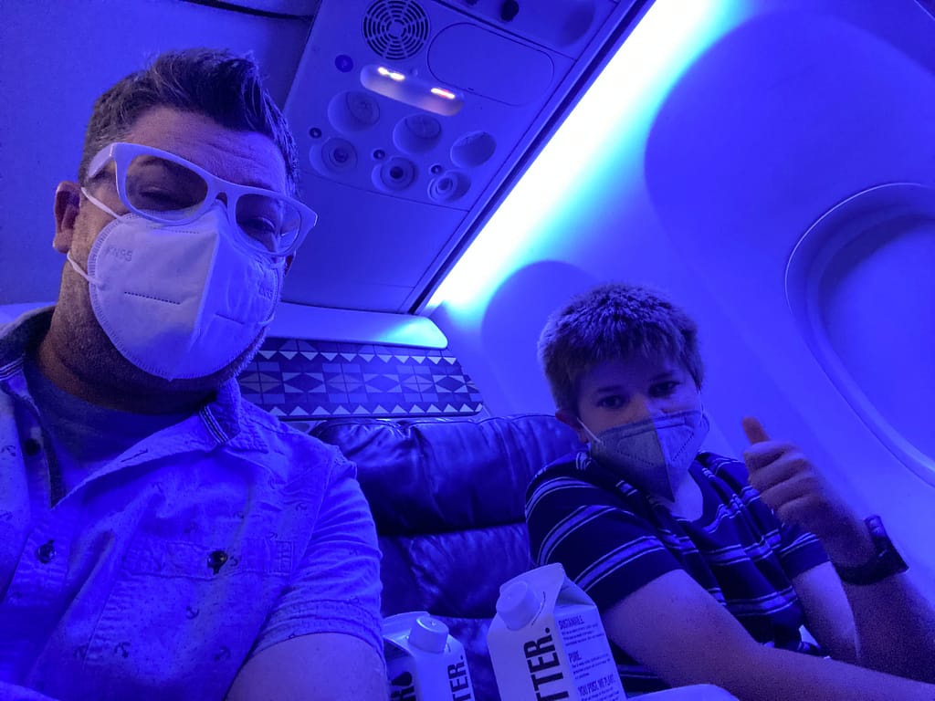 The boys in First Class