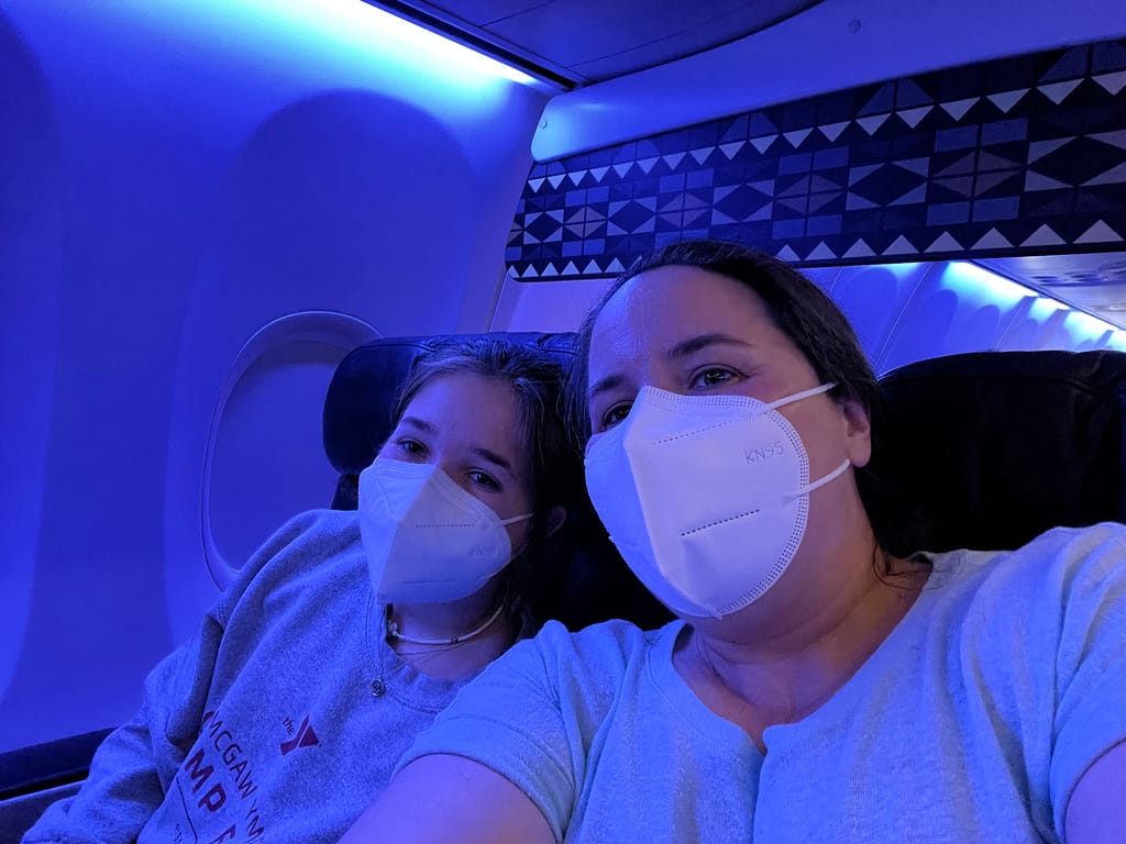 The girls in First Class